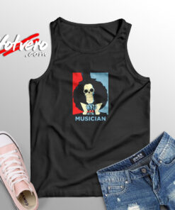 Brook Soul King Anime Musician Aesthetic Sleeveless Shirt