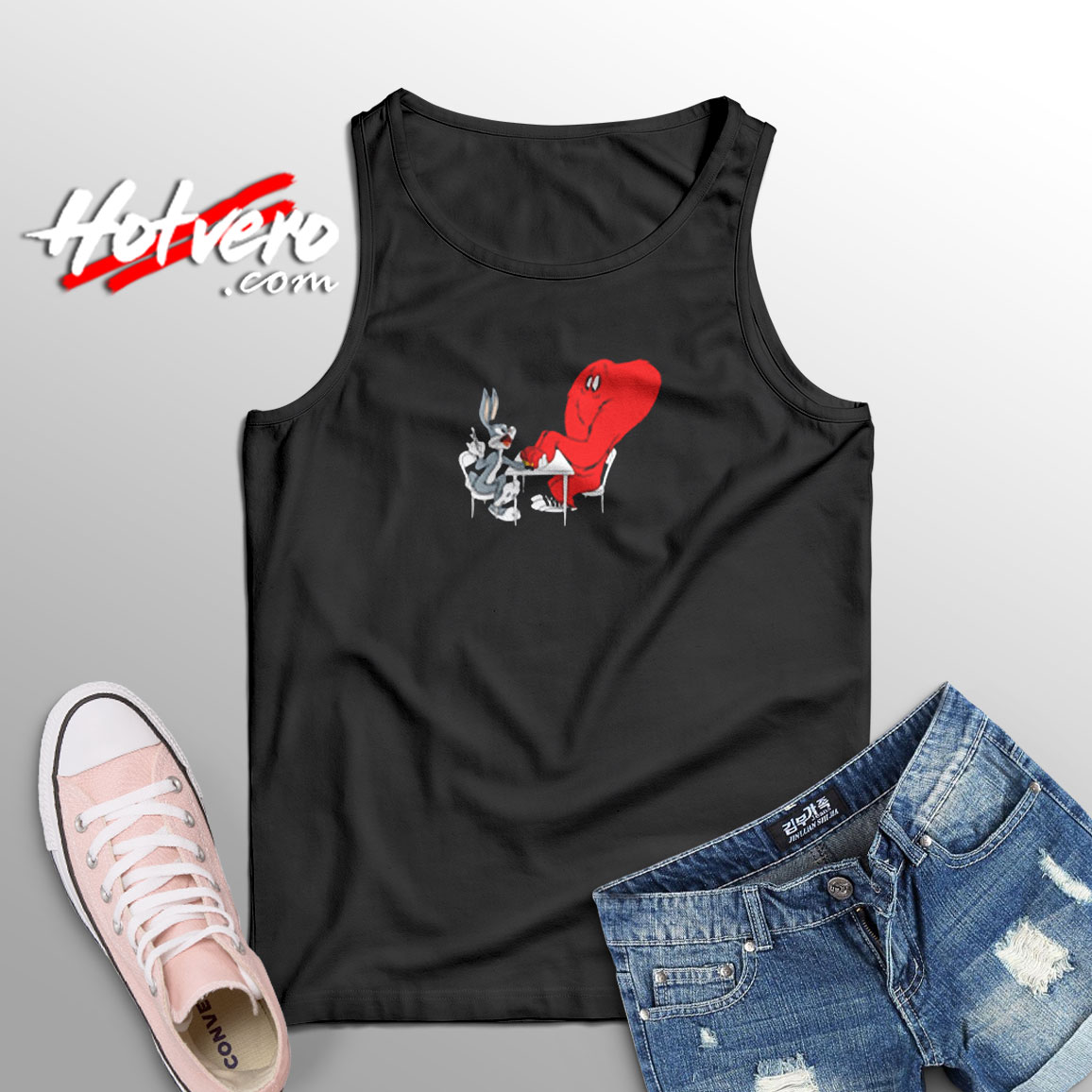 Bugs Bunny And Gossamer 2 Aesthetic Sleeveless Shirt