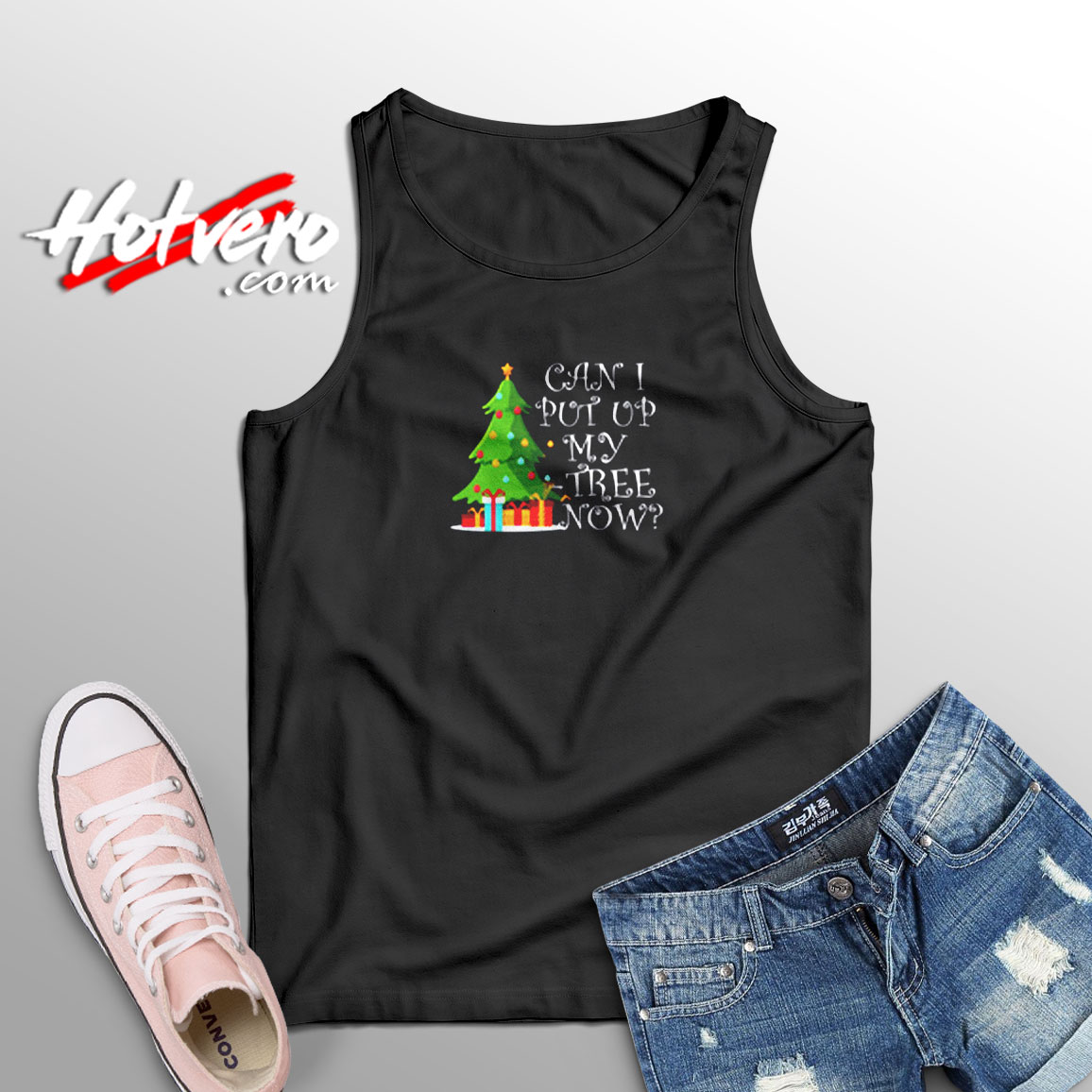 Can I Put Up My Christmas Tree Now Aesthetic Sleeveless Shirt