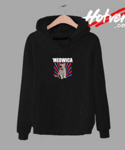 Cat 4th Of July Meowica Urban Hoodie
