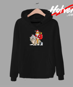 Cat Christmas Gifts Santa Urban Hoodie