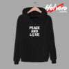 Cheap Stussy Peace Love Urban Hoodie