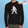 Christmas Bigfoot Yeti Sasquatch Long Sleeve T shirt