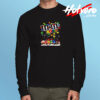 Christmas Lights M&m's World Cartoon Long Sleeve T shirt