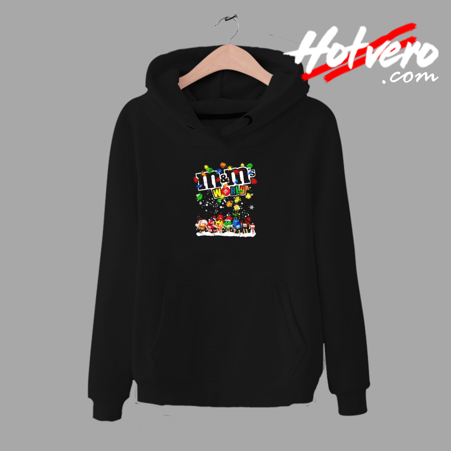 Christmas Lights M&m's World Cartoon Urban Hoodie
