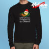 Christmas Otter Long Sleeve T shirt