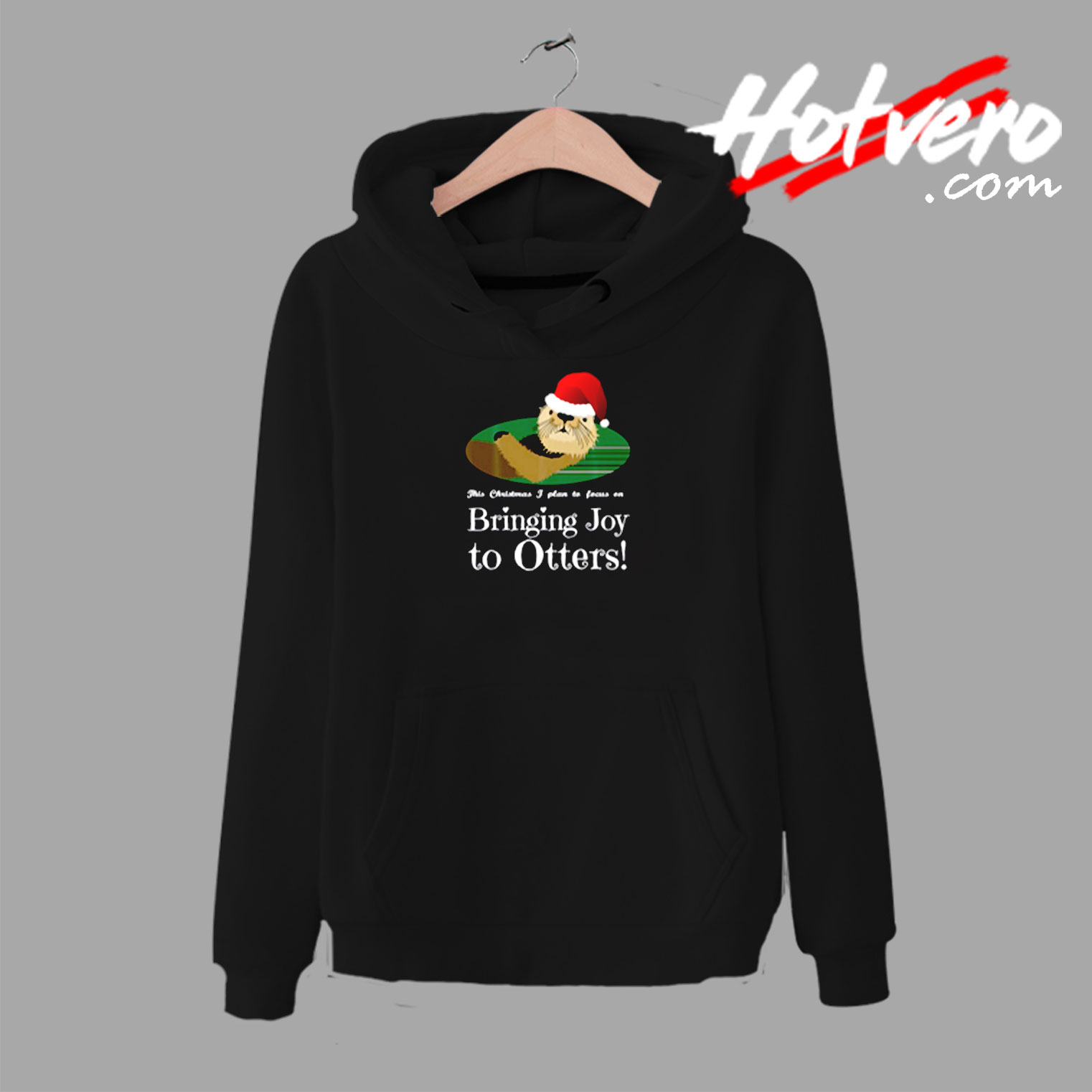 Christmas Otter Urban Hoodie