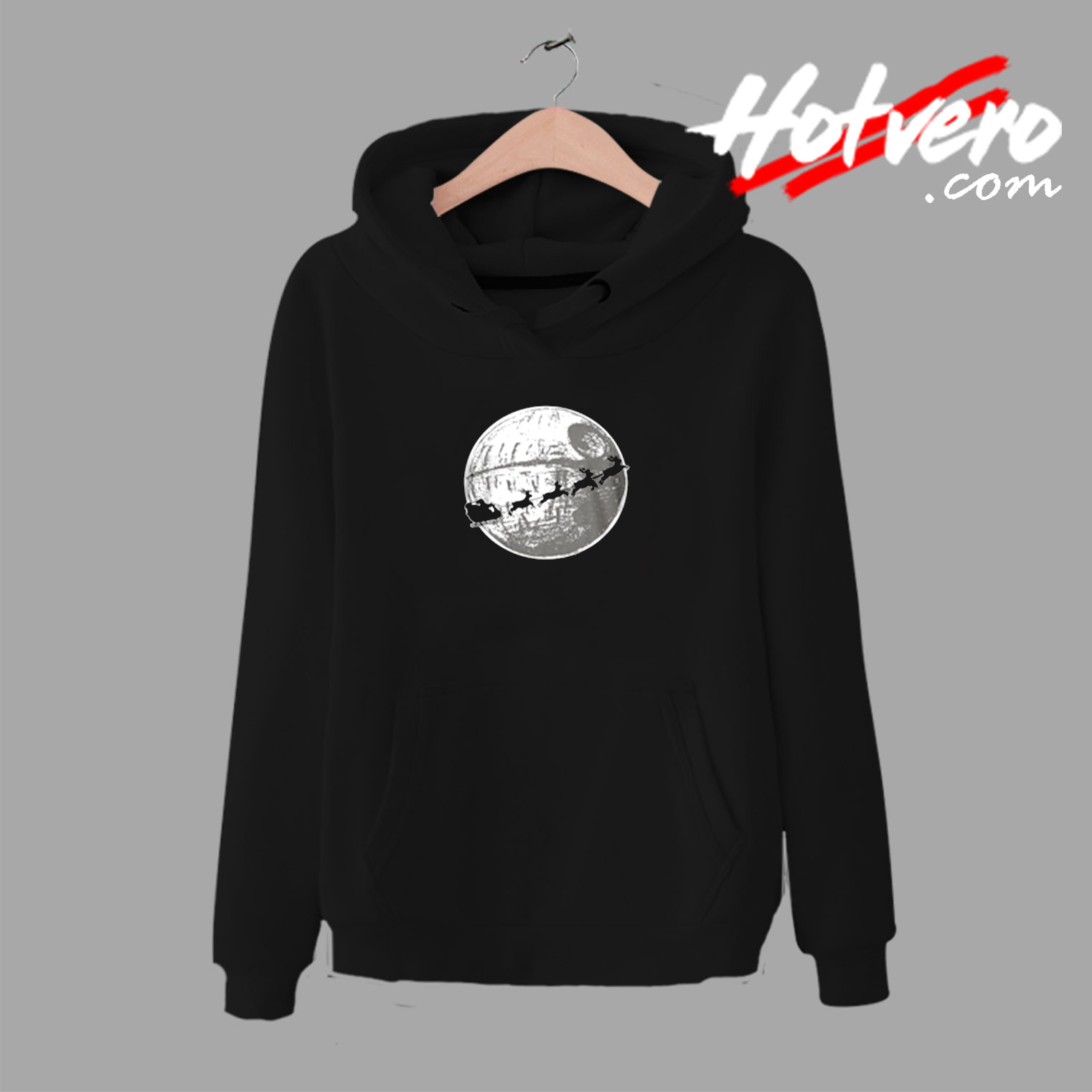 Christmas Vibes Flying Over The Moon Urban Hoodie