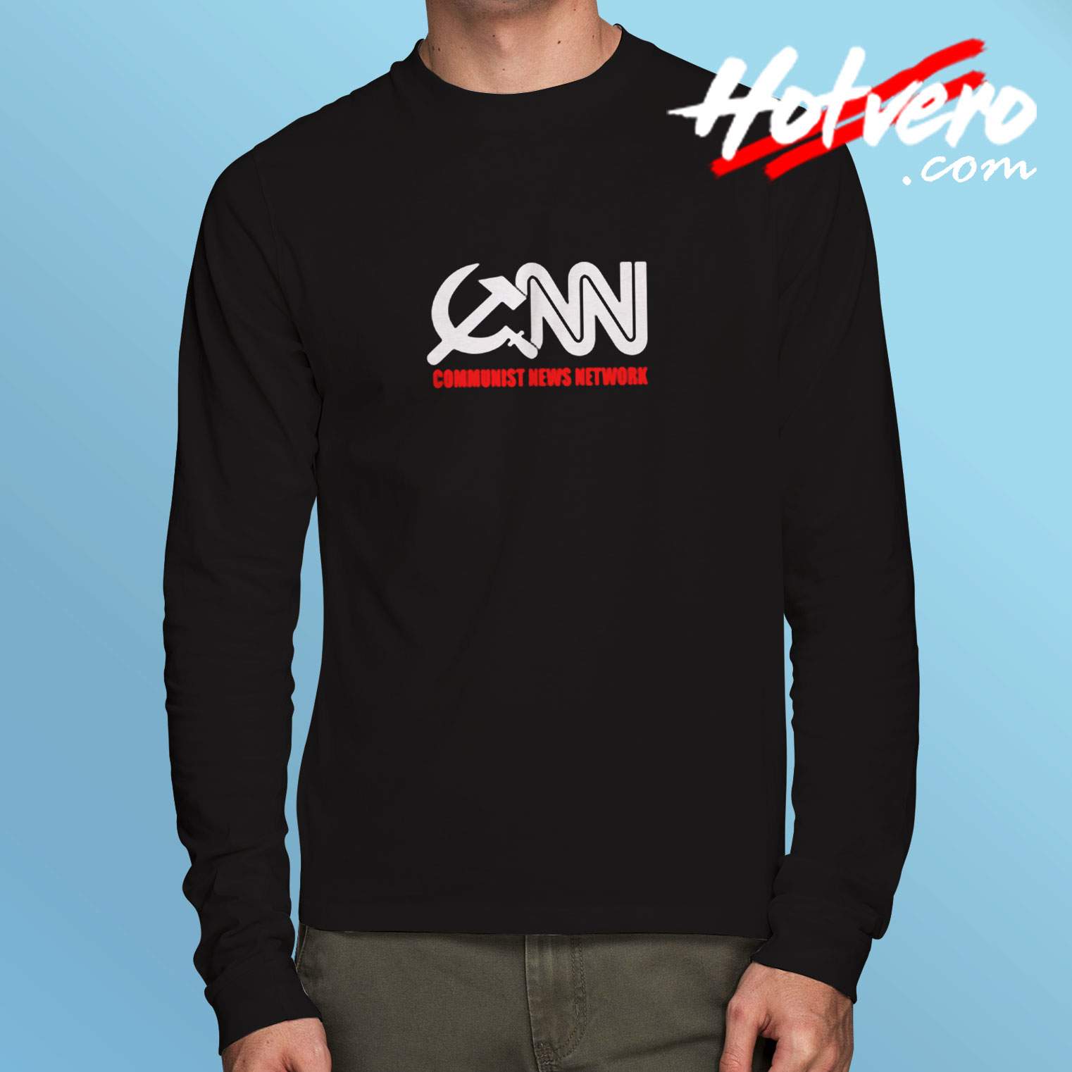 Cnn Communist News Network Long Sleeve T shirt