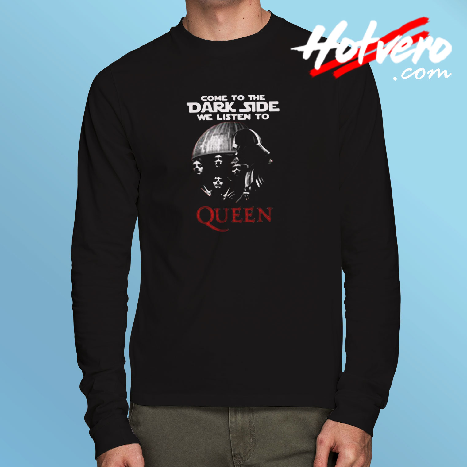 Come To The Dark Side We Listen To Queen Long Sleeve T shirt