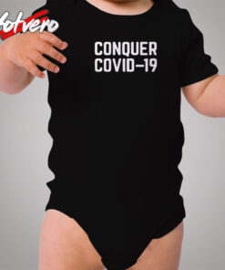 Conquer Covid 19 Cozy Baby Onesies