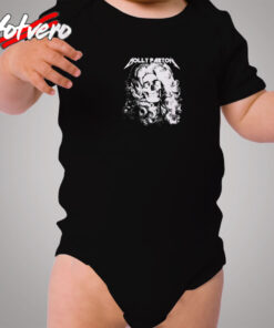 Cool Dolly Parton Metal Cozy Baby Onesies
