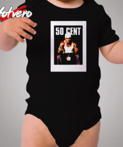 Cool Vintage 50 Cent Album Cozy Baby Onesies