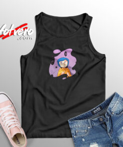 Coraline Buttons Aesthetic Sleeveless Shirt