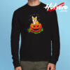 Corgi Dog Lovers Pumpkin Long Sleeve T shirt