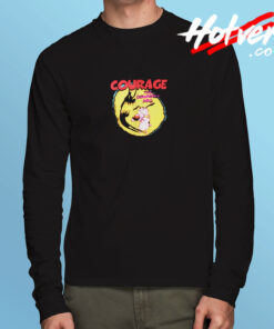 Courage The Cowardly Dog Cartoon Network Long Sleeve T shirt