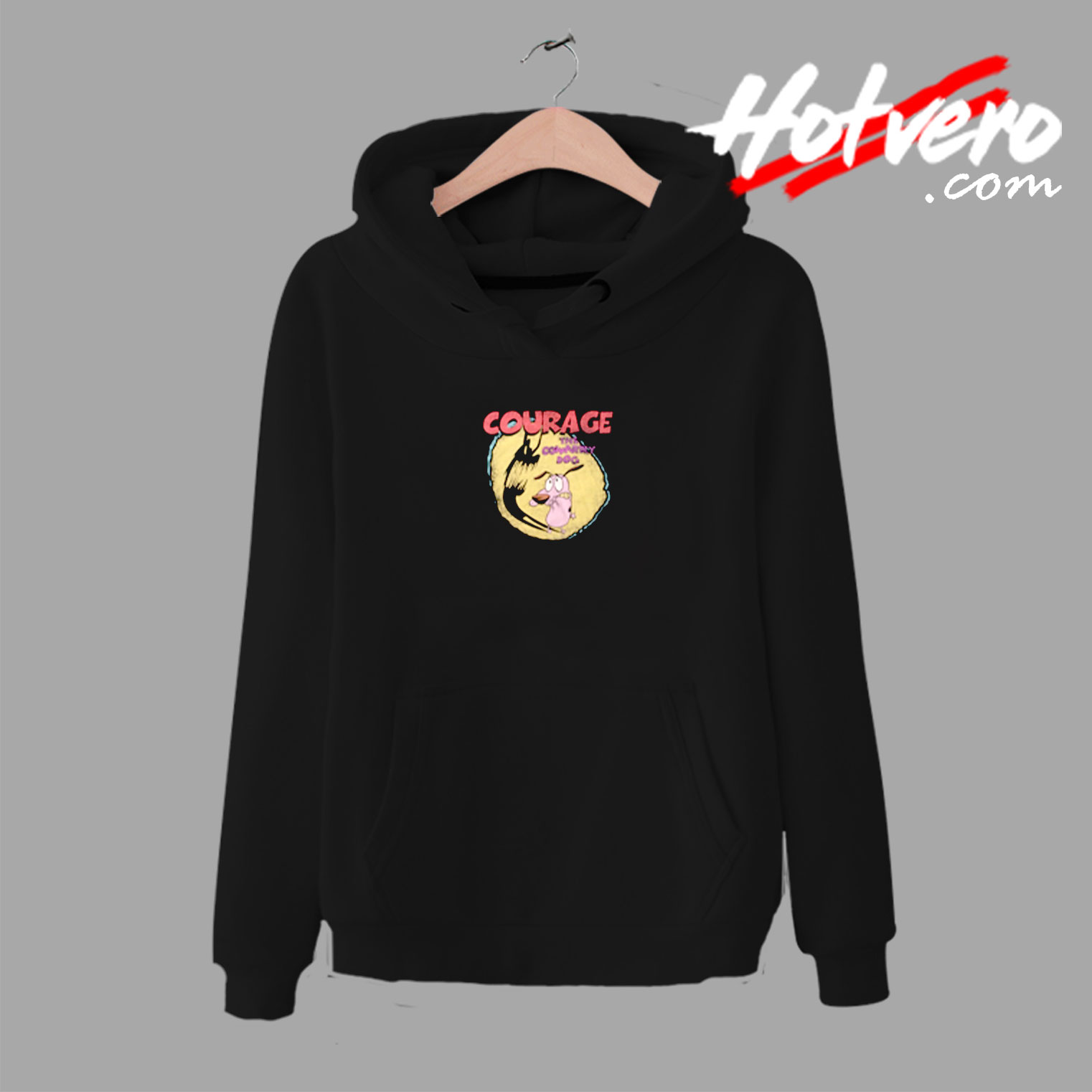 Courage The Cowardly Dog Cartoon Network Urban Hoodie