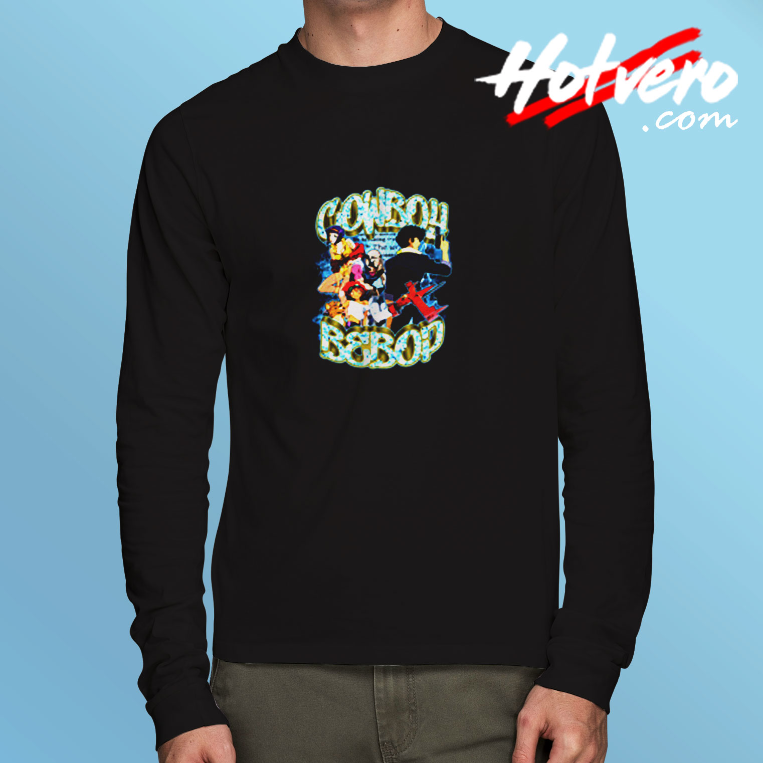 Cowboy Bebop Team Funny Anime Retro Long Sleeve T shirt
