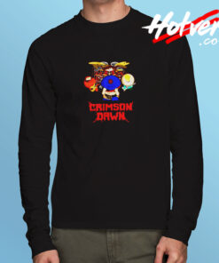 Crimson Dawn South Park's Band Music Long Sleeve T shirt