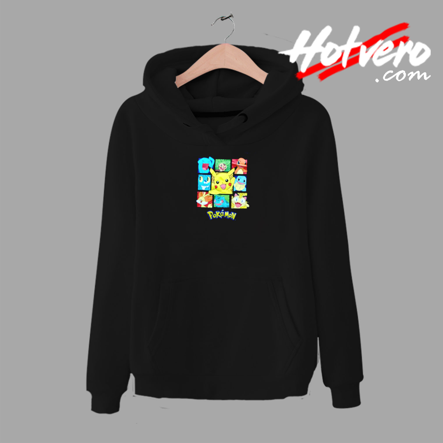 Cute Cartoon Pokemon Characters Urban Hoodie
