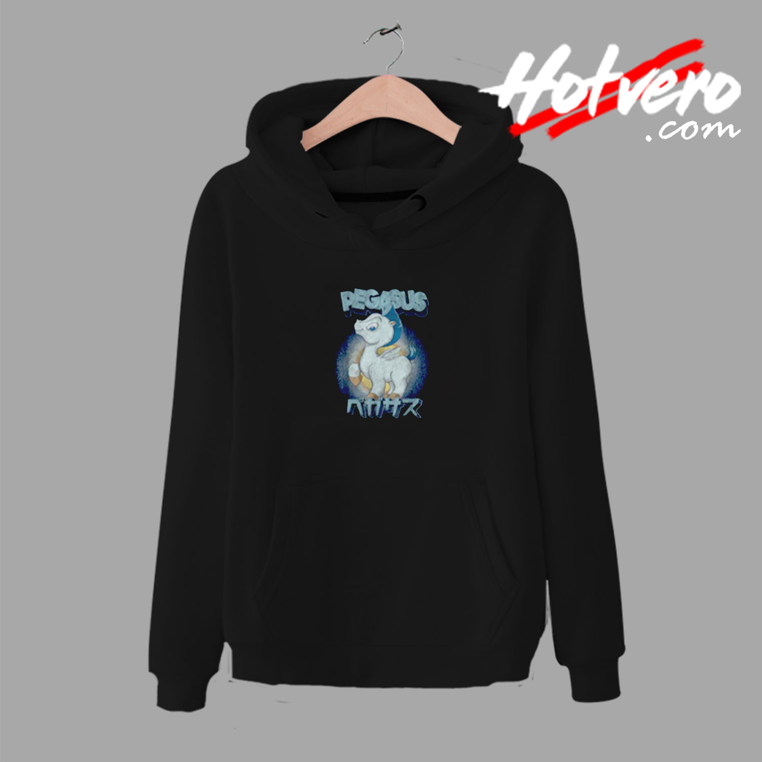 Cute Disney Hercules Pegasus Kanji Portrait Urban Hoodie