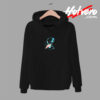 Cute Disney Neon Off Shoulder Urban Hoodie