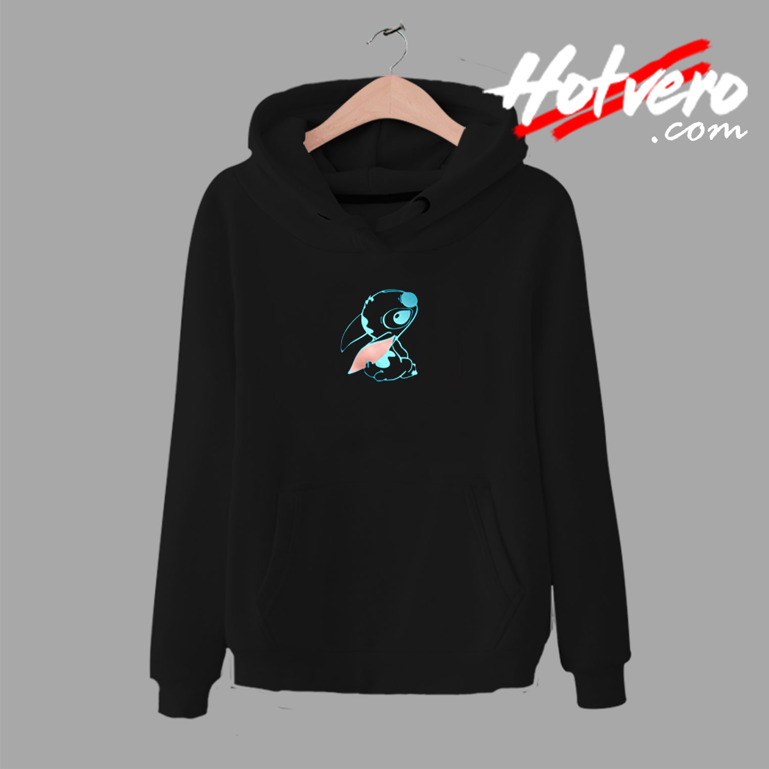 Cute Disney Neon Off Shoulder Urban Hoodie