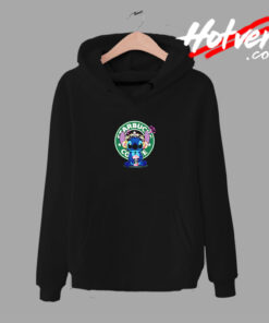 Cute Disney Stich Parody Coffee Starbucks Urban Hoodie