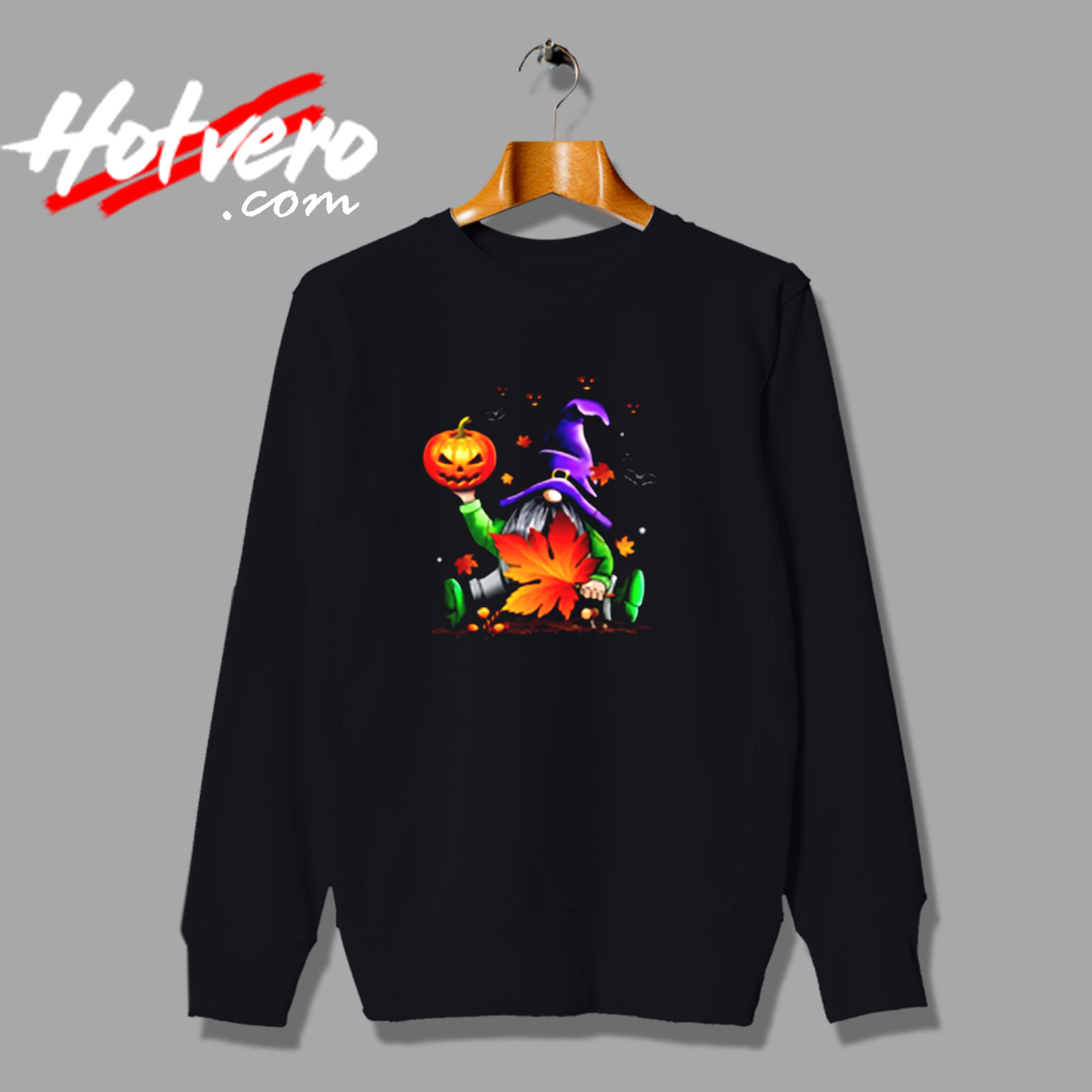 Cute Matching Gnome Witch Lovers Birthday Shirt Scary Pumpkin Halloween Day Design Urban Sweatshirt