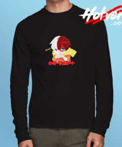 Cute Shoto Todoroki My Hero Academia Long Sleeve T shirt
