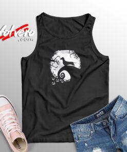 Dachshund And Moon Halloween Aesthetic Sleeveless Shirt