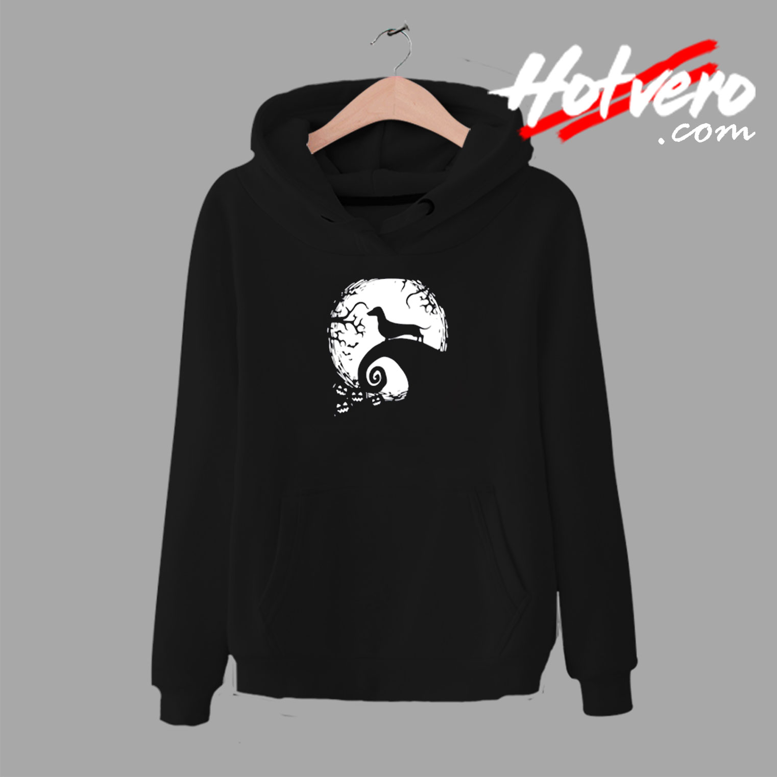 Dachshund And Moon Halloween Urban Hoodie