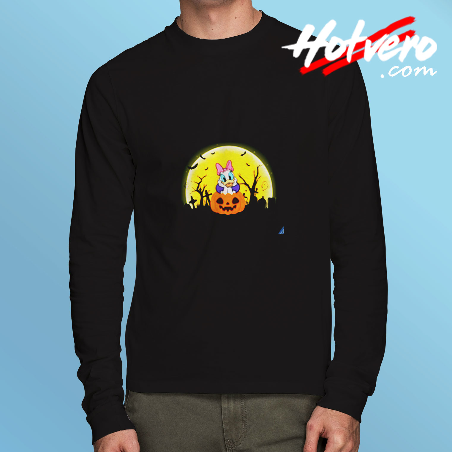 Daisy Disney In The Pumpkin Halloween Long Sleeve T shirt