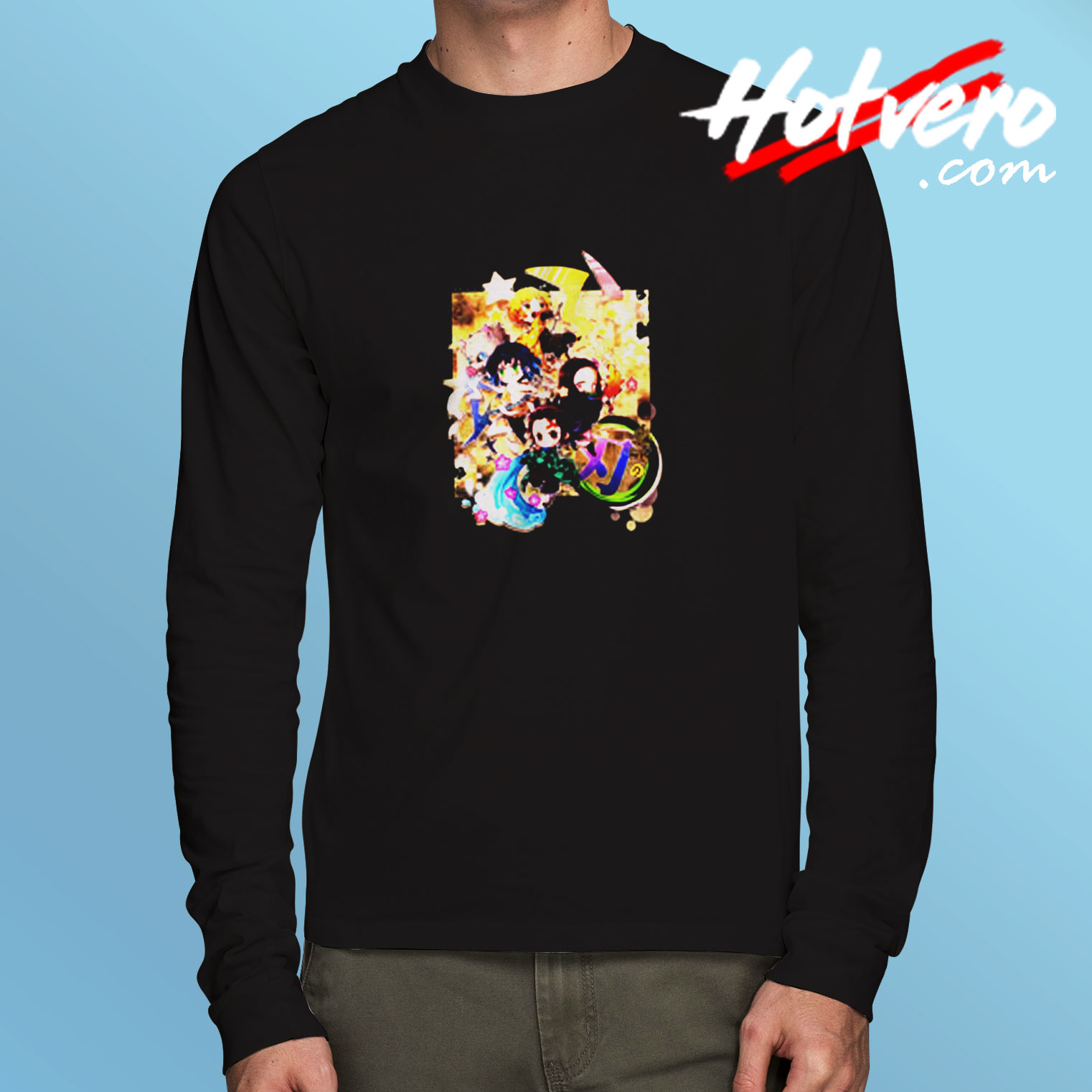 Demon Slayer Manga Anime Characters Long Sleeve T shirt