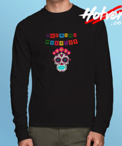 Dia De Muertos Long Sleeve T shirt
