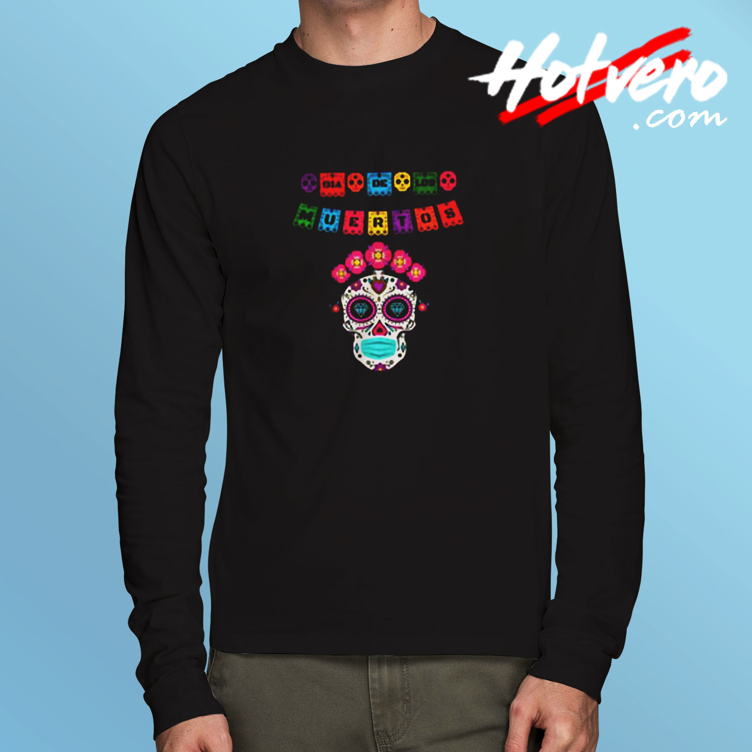 Dia De Muertos Long Sleeve T shirt