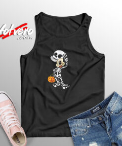 Disney Halloween Micke Mouse Skeleton Aesthetic Sleeveless Shirt