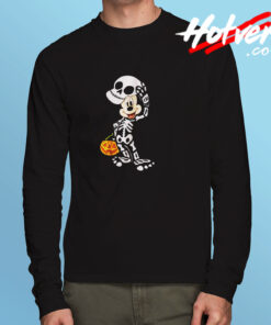 Disney Halloween Micke Mouse Skeleton Long Sleeve T shirt
