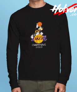 Disney Los Angeles Lakers Champion 2020 Long Sleeve T shirt