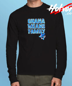 Disney Ohana Means Family Unisex Long Sleeve T shirt