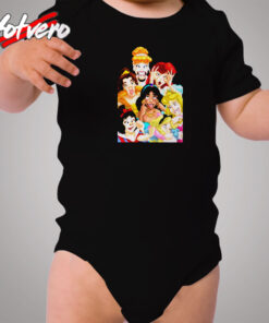 Disney Princess Funny Cover Cinderella Cute Cozy Baby Onesies