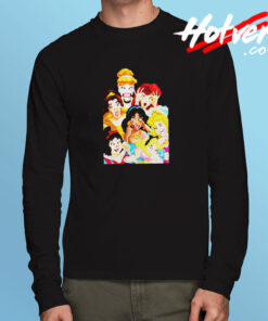 Disney Princess Funny Cover Cinderella Cute Long Sleeve T shirt