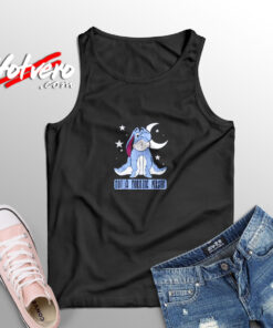 Disney Winnie The Pooh Eeyore Not A Morning Person Aesthetic Sleeveless Shirt