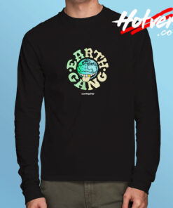 Earth Gang Ombre Globe Long Sleeve T shirt