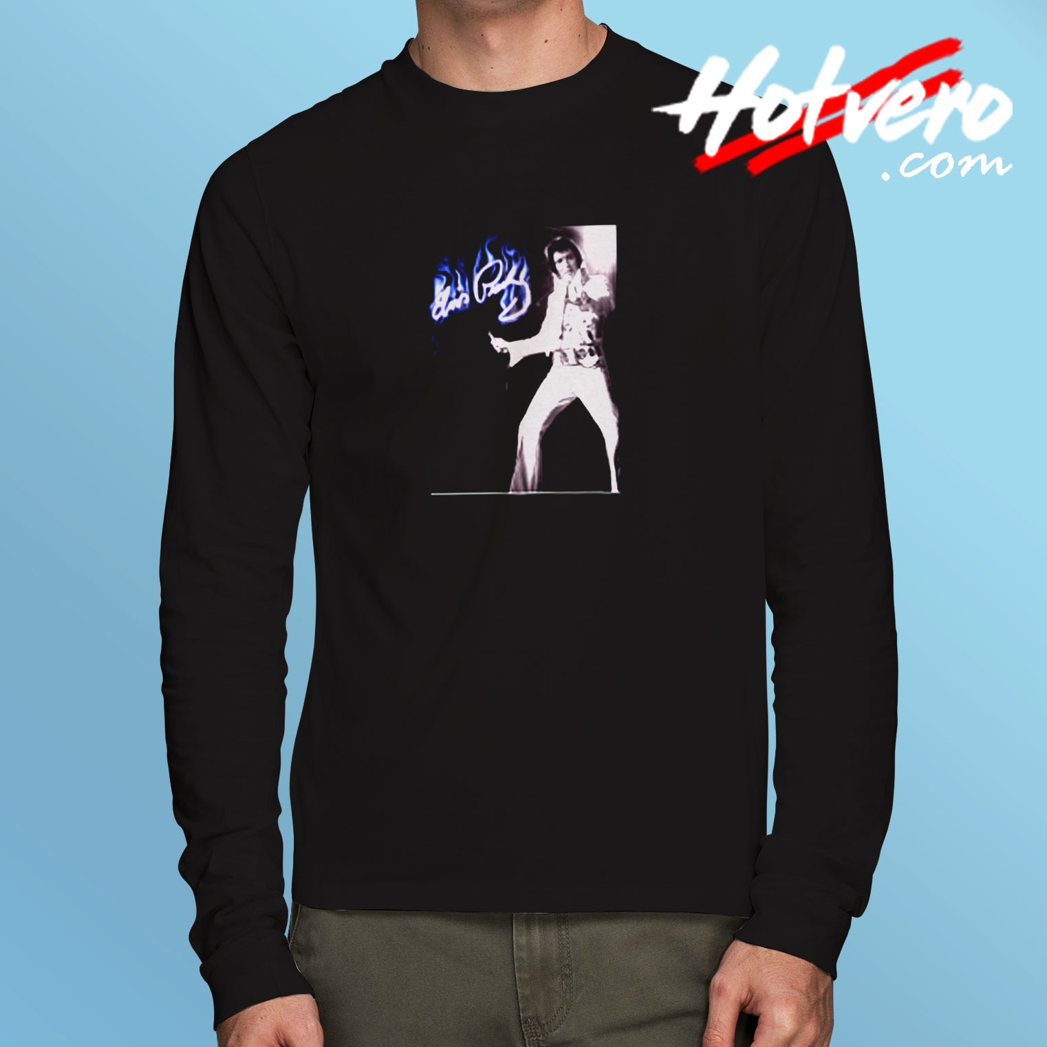 Elvis Aron Presley Rock And Roll Singer Long Sleeve T shirt