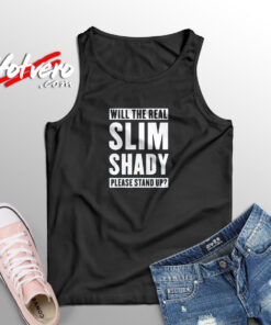 Eminem The Slim Shady Please Stand Up Aesthetic Sleeveless Shirt