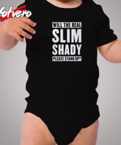 Eminem The Slim Shady Please Stand Up Cozy Baby Onesies