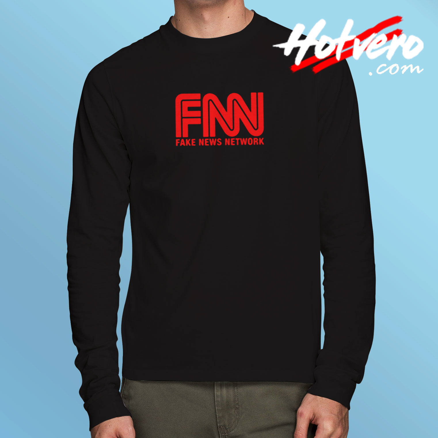 Fake News Network Long Sleeve T shirt