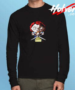 Family Guy Stewie Chucky Halloween Long Sleeve T shirt