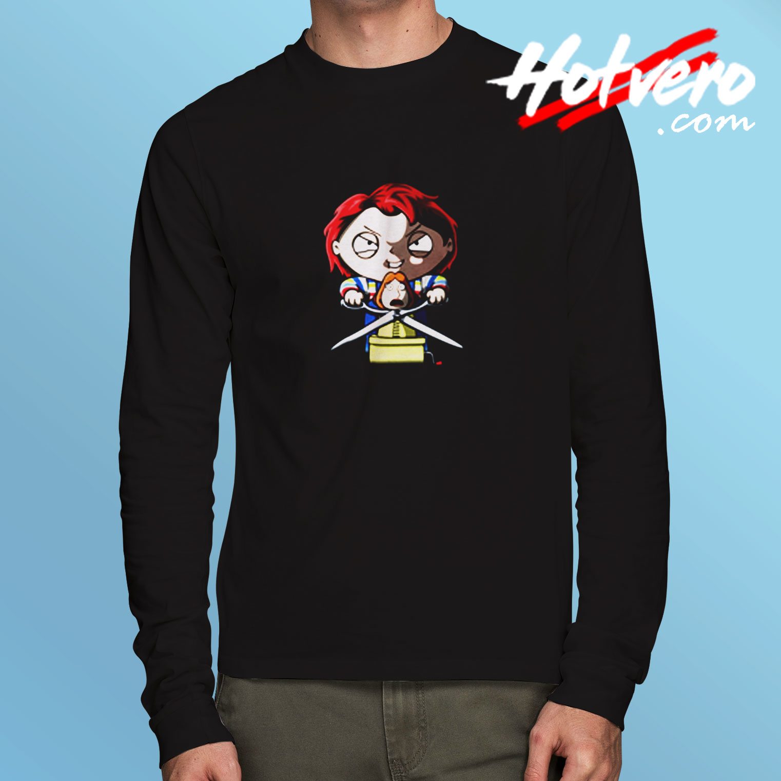 Family Guy Stewie Chucky Halloween Long Sleeve T shirt